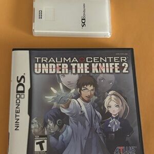 Nintendo DS Trauma Center: Under the Knife 2 and white box